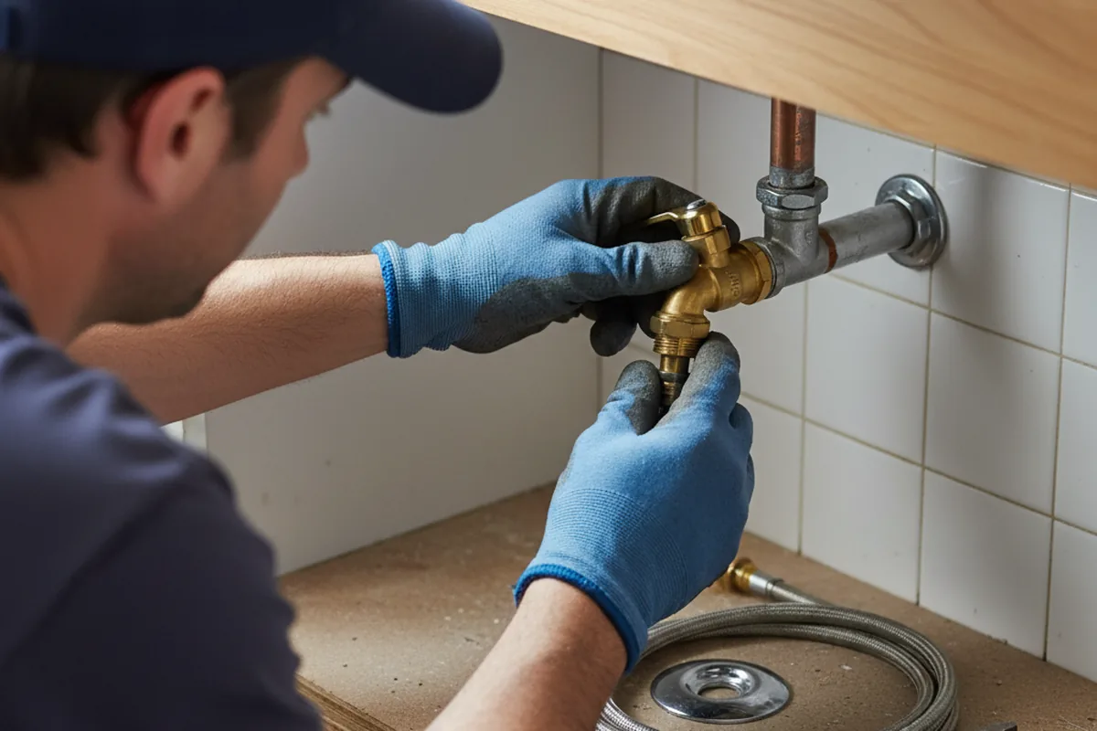 Shutoff valve and fitting work during Repiping in Attapulgus